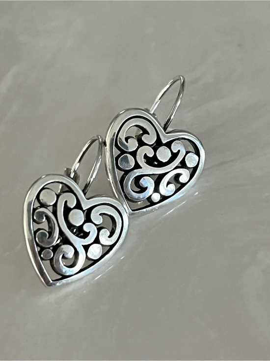 Brighton Jewelry - Brighton Contempo Heart Leverback Earrings New with out tags